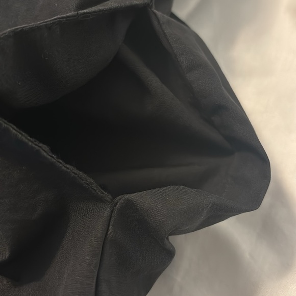 English Factory Black Short Balloon Sleeve Mini Dress SZ SM 100% cotton babydoll - Picture 12 of 12